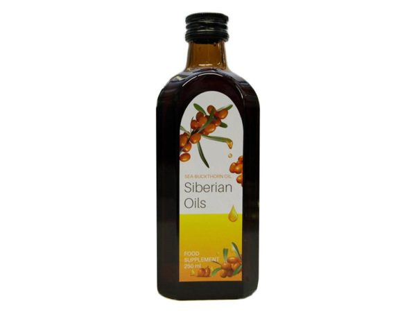 Sanddornöl Sanddorn Pflanzenöl Siberian Oils Hippophae rhamnoides 250 ml