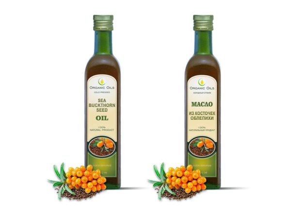 2 x 250 ml Sanddornöl Organic Oils Hippophae rhamnoides