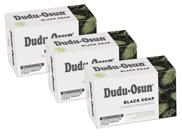 Dudu-Osun schwarze Seife Classic fragrance 3 x 150 g