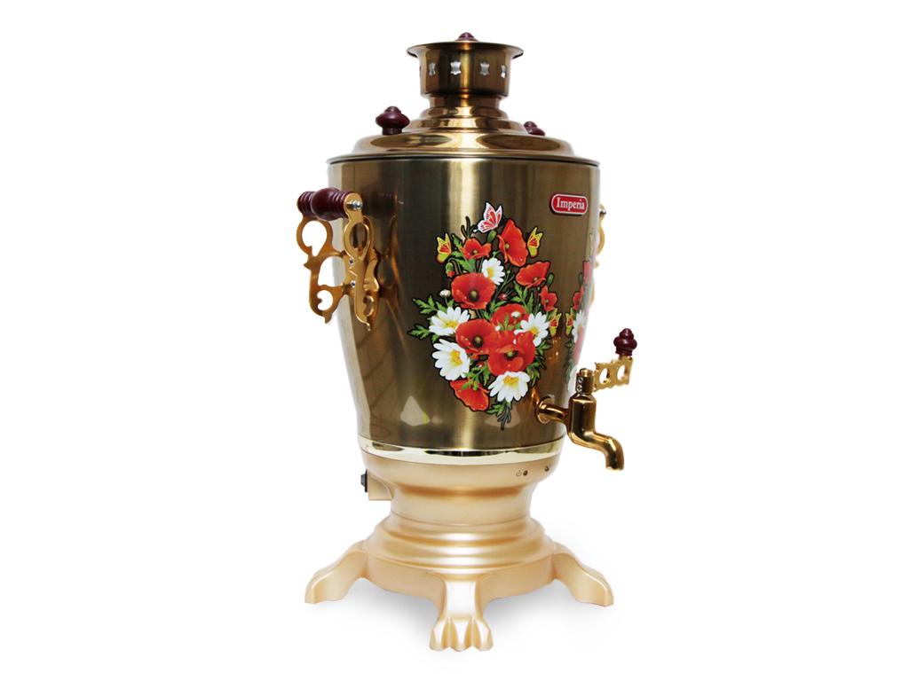 Samowar Imperia gold 3,2 L elektrisch Teekocher Wasserkocher