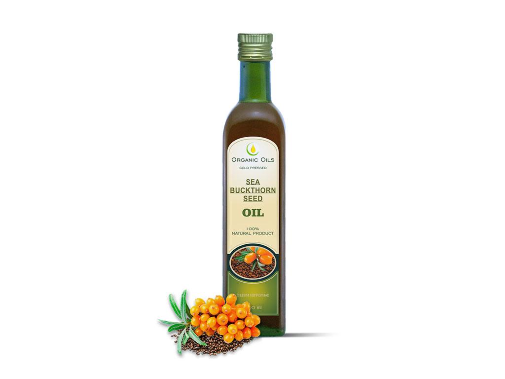 Sanddornöl Organic Oils Hippophae rhamnoides 3 x 250 ml