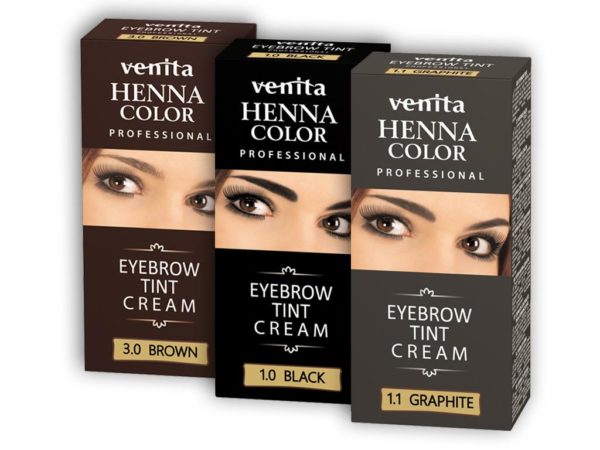 Wimpern- und Augenbrauenfarbe Henna Creme 30 g