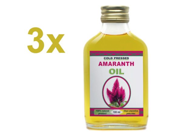 Amaranthöl kaltgepresst Amaranthus Caudatus 3 x 100 ml
