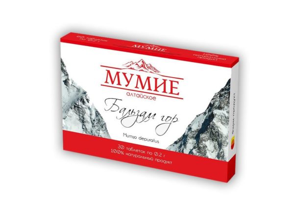 Mumijo Altai Bergbalsam Mumio Mumie Shilajit 30 Tabl