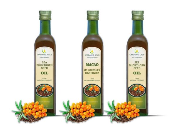 Sanddornöl Organic Oils Hippophae rhamnoides 3 x 250 ml