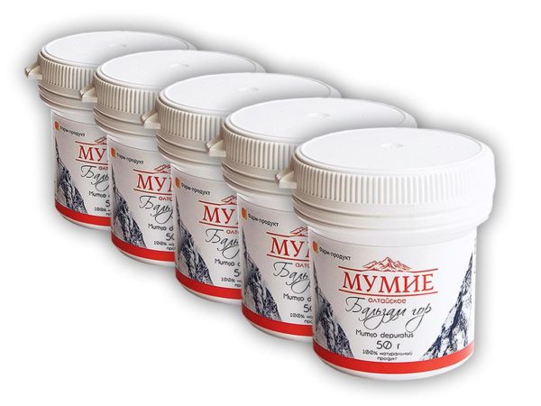 Mumijo Altai Bergbalsam gereinigt 5 x 50 g