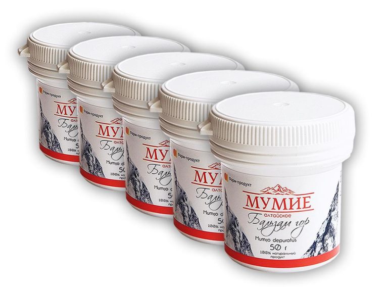 Mumijo Altai Bergbalsam gereinigt 5 x 50 g