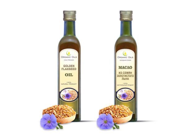 Leinöl kaltgepresst Organic Oils 2 x 250 ml