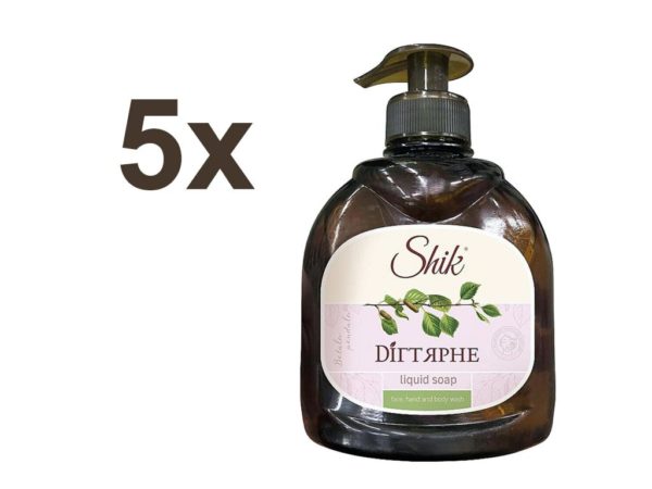 Flüssigseife mit Birkenteer Extrakt 5 x 300 g