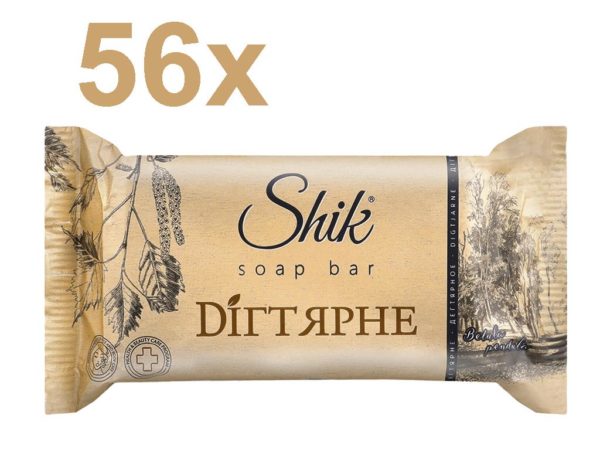 Toilettenseife mit Birkenteer Extrakt Shik 56 x 140 g