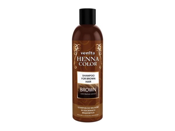 Henna Color Shampoo Brown für braunes Haar 250 ml
