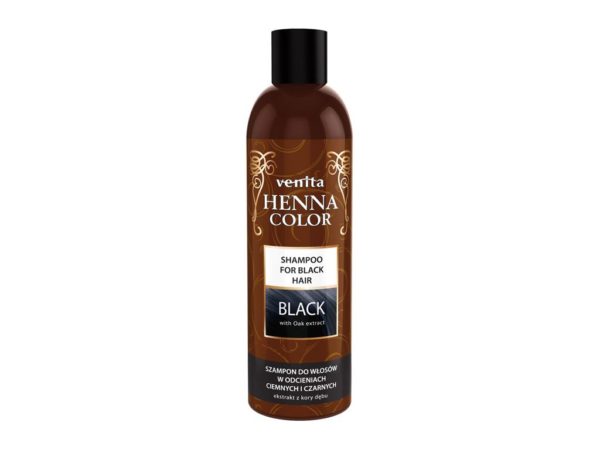 Henna Color Shampoo Black für schwarzes Haar 250 ml
