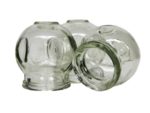 Schröpfglas XXL Schröpfgläser Feuerschröpfen aus Glas 6 cm