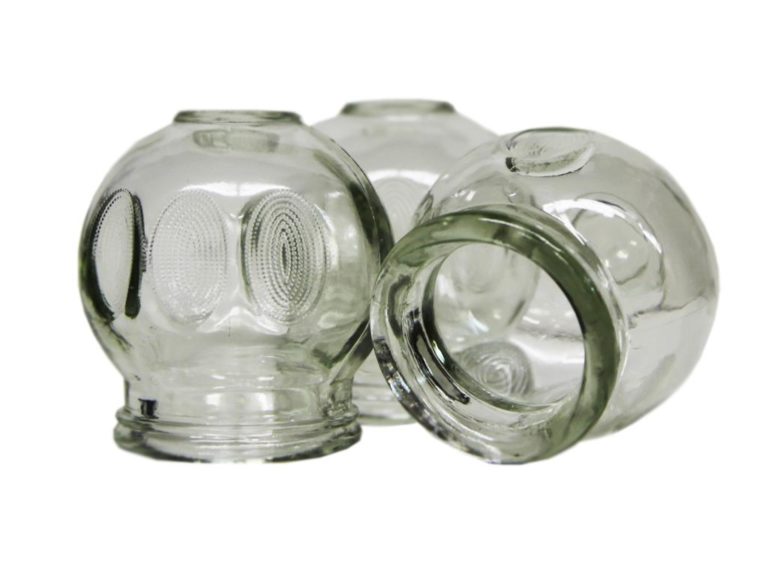 Schröpfglas XXL Schröpfgläser Feuerschröpfen aus Glas 6 cm