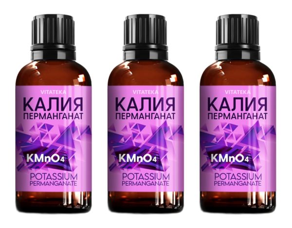 Kaliumpermanganat Kalium Permanganat KMnO4 3 x 10 g