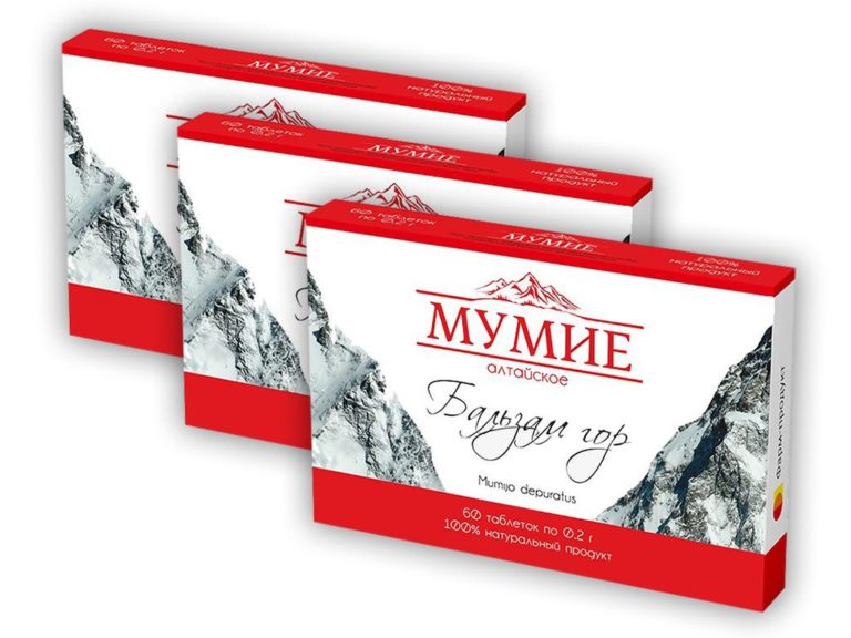 Mumijo Shilajit Altai Bergbalsam Mumio Mumie 3 x 60 Tabl