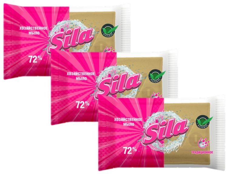 Kernseife Sila 72% Haushaltsseife Schmierseife 3 x 200 g