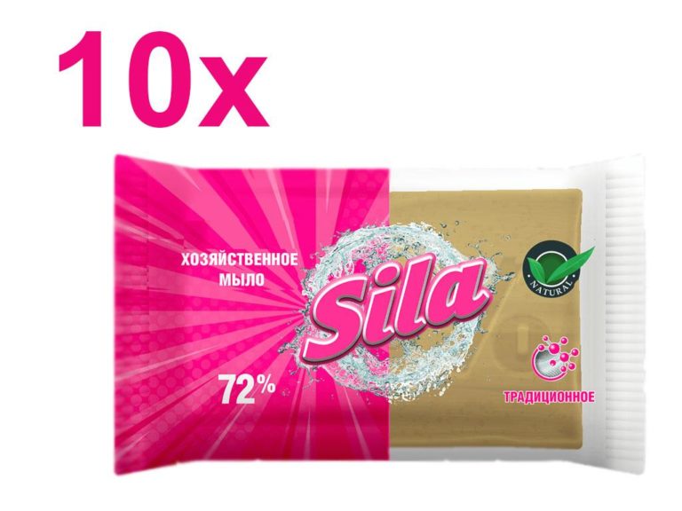 Kernseife Sila 72% Haushaltsseife Schmierseife 10 x 200 g