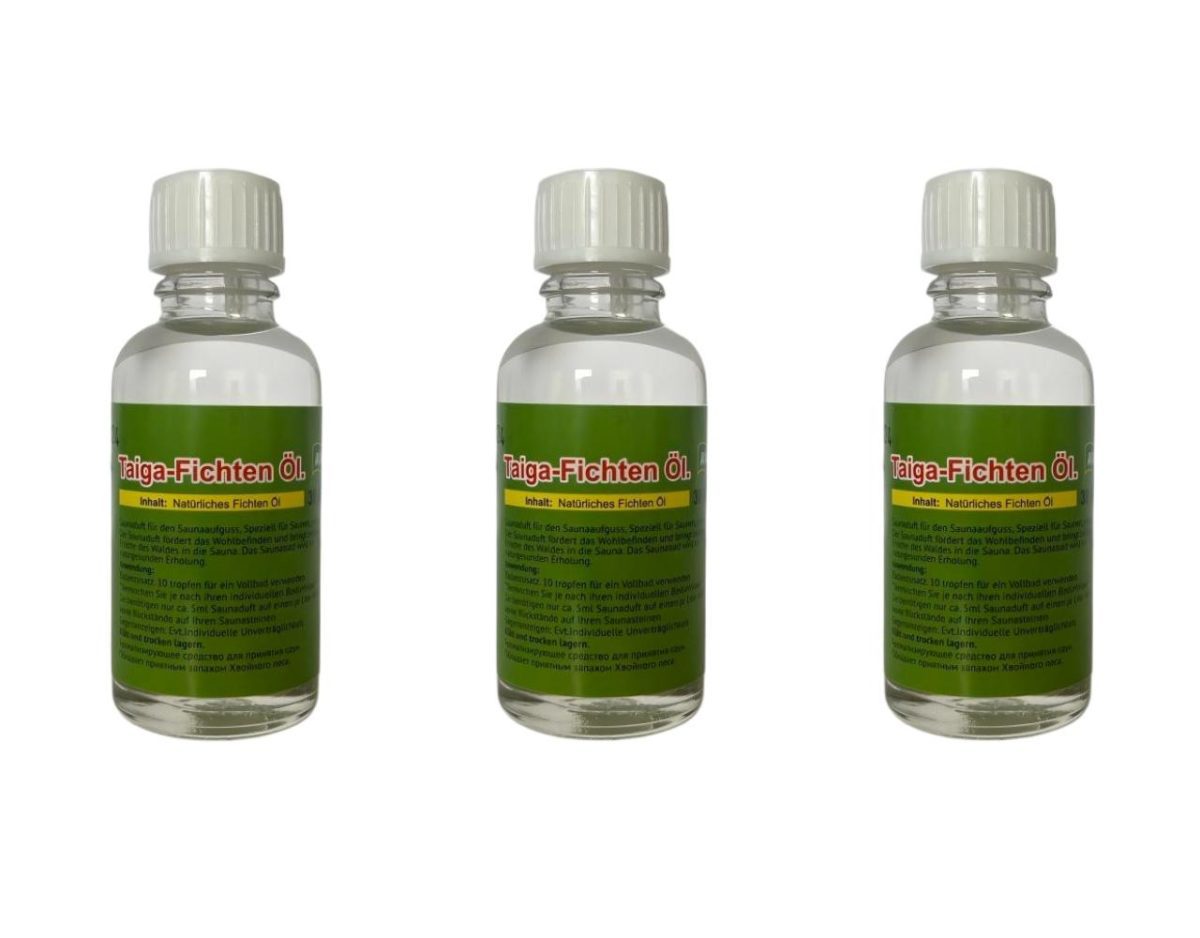 Fichten Öl 100 % Naturprodukt 3 x 30 ml