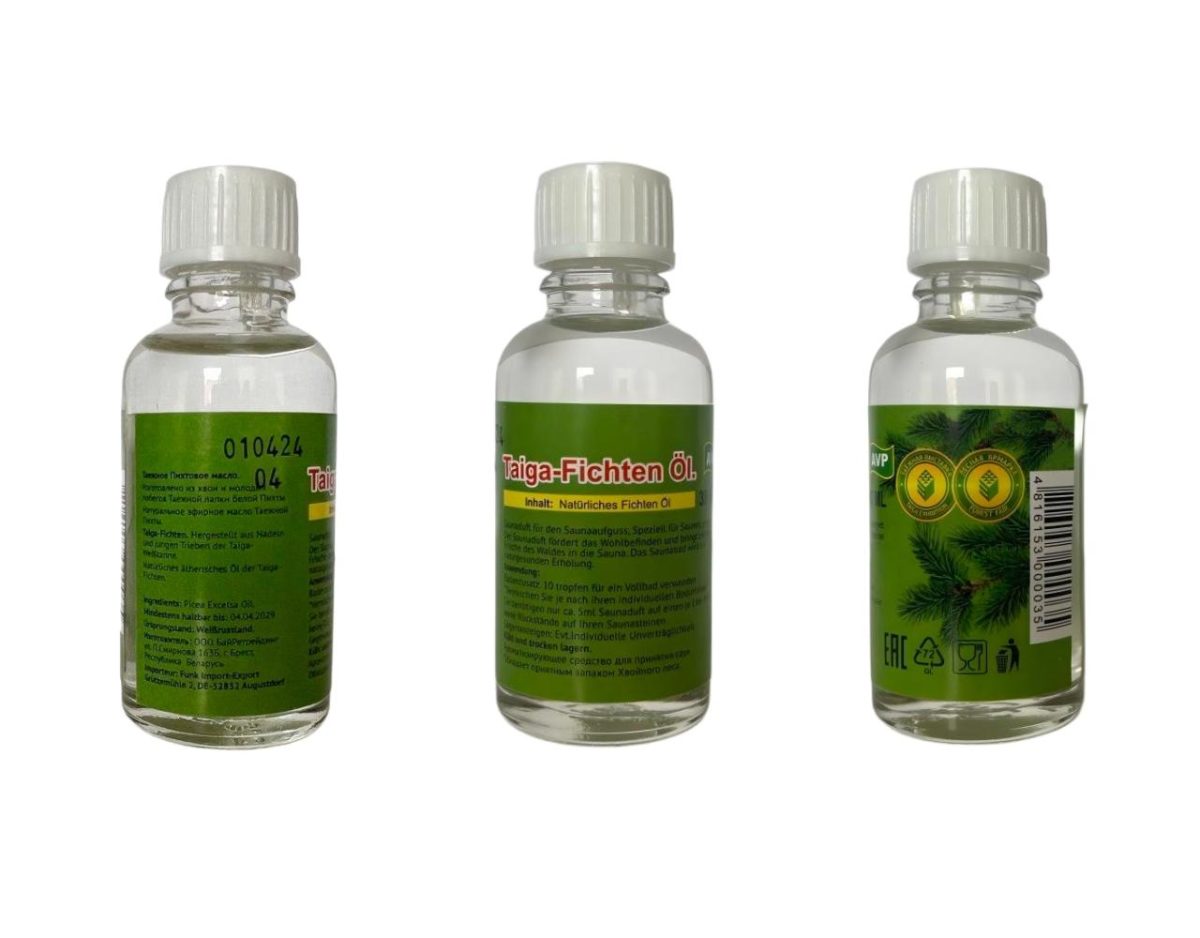 Fichten Öl 100 % Naturprodukt 3 x 30 ml