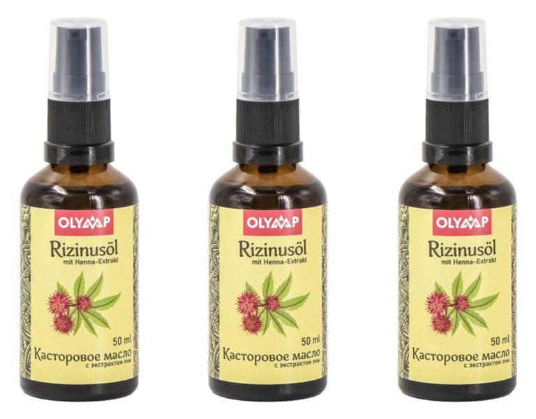 Rizinusöl mit Henna Extrakt 3 x 50 ml