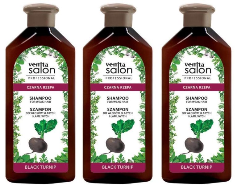 Shampoo schwarze Rübe für schwaches Haar 3 x 500 ml