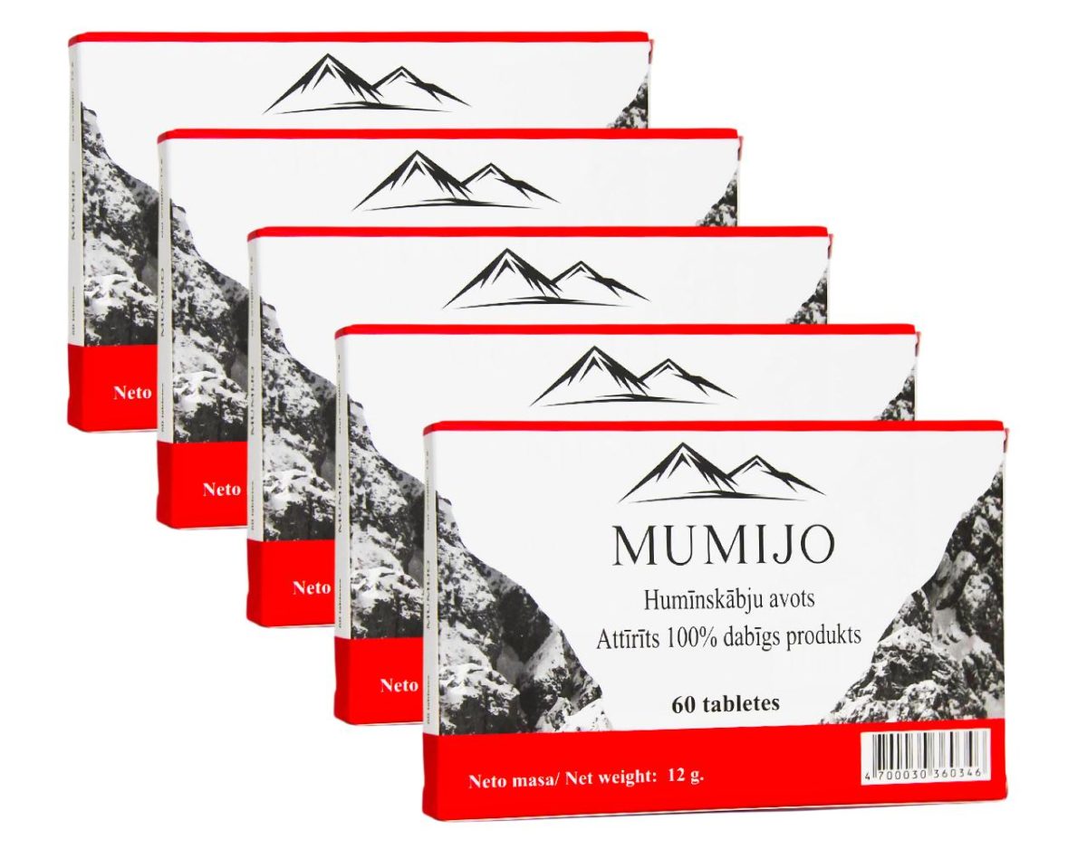 Mumijo Kirgistan Bergbalsam 5 x 60 Tabl