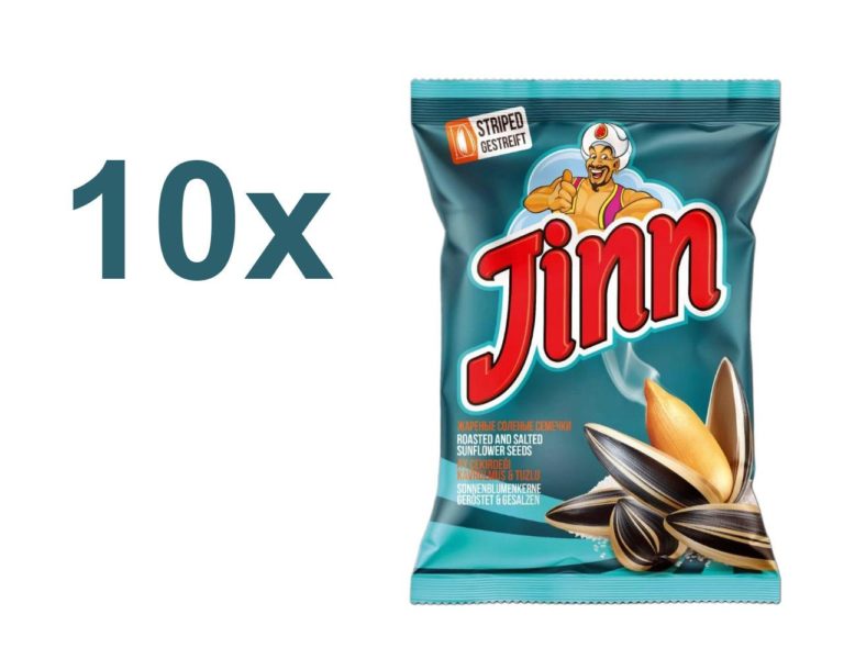Sonnenblumenkerne Jinn Striped Salt 10 x 300 g
