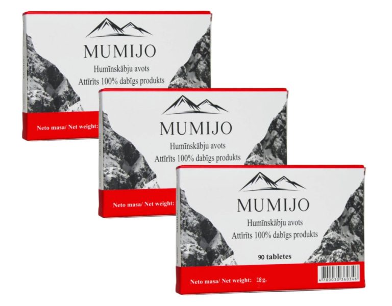 Mumijo Shilajit Kirgistan Bergbalsam 3 x 90 Tabl
