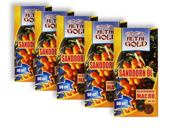 Sanddornöl Altai Gold 5 x 50 ml