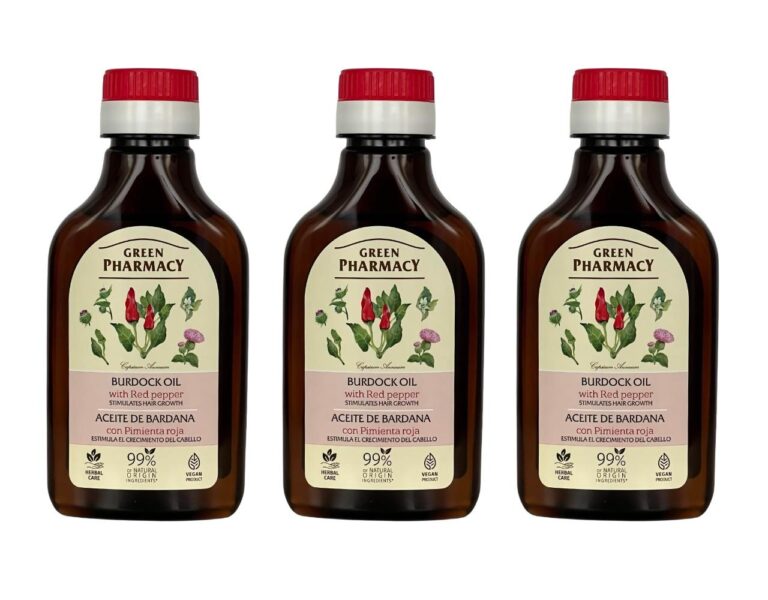 Klettenwurzelöl mit rotem Pfeffer Haaröl Haarwachstum 3 x 100 ml