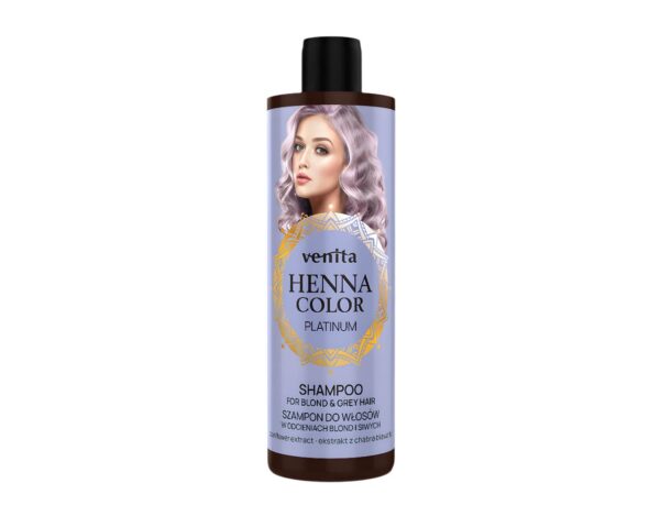 Henna Color Shampoo Platinum für blondes und graues Haar 250 ml