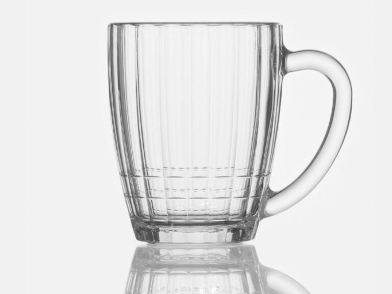 Bierkrug Nostalgie transparent 0,5 L