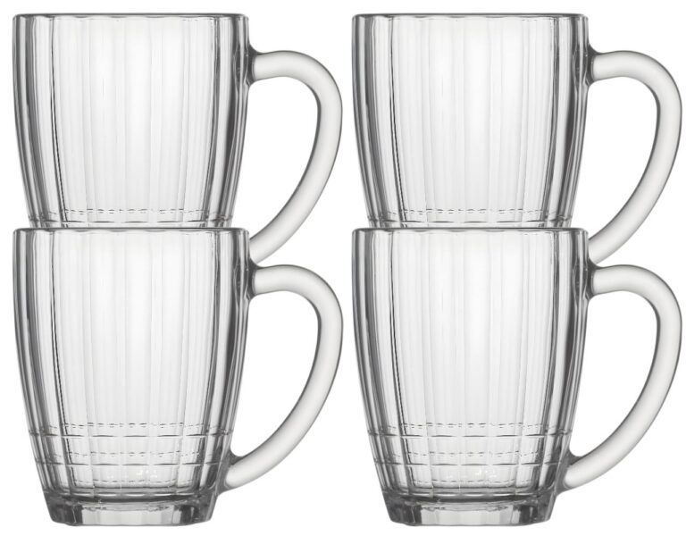 Bierkrug Nostalgie transparent 4 x 0,5 L