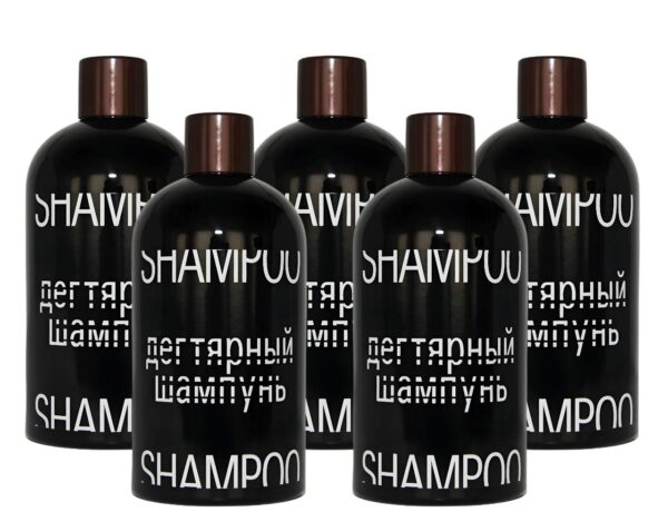 Birkenteer Haar Shampoo mit Panthenol, Vitamin E 5 x 330 ml