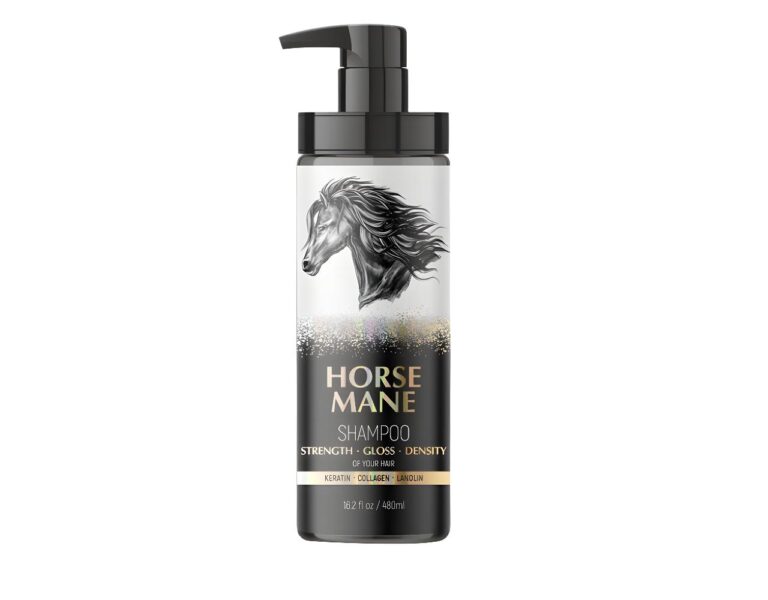 Shampoo Horse Mane Haarshampoo Keratin Lanolin Collagen Klettenwurzelöl 480 ml