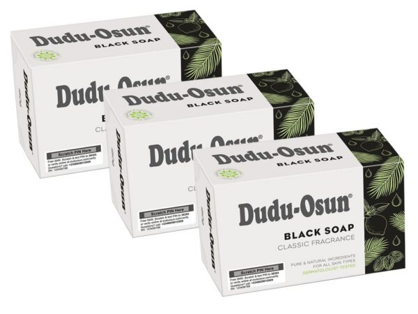 Schwarze Seife Dudu Osun Classic fragrance 3 x 150 g