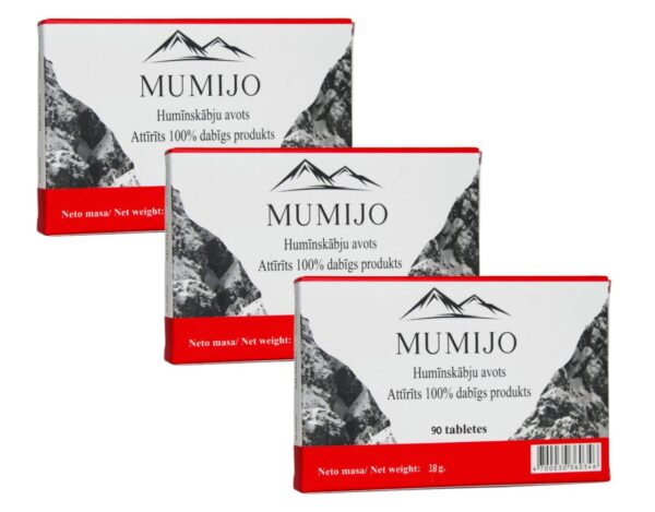 Mumijo Shilajit Kirgistan Bergbalsam 3 x 90 Tabl