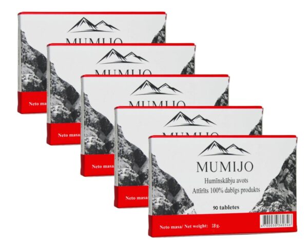 Mumijo Shilajit Kirgistan Bergbalsam 5 x 90 Tabl
