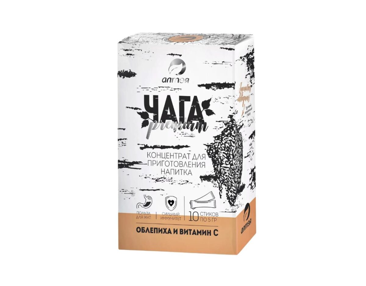 Chaga mit Sanddorn & Vitamin C 2 - 10 x 5 g