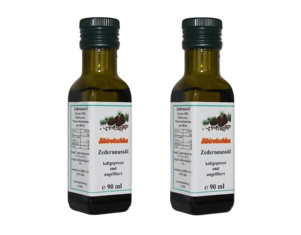 Zedernnussöl Sibirochka 2 x 90 ml
