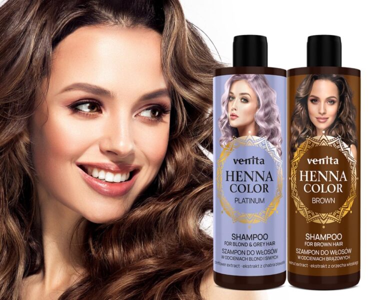Henna Color Shampoo Platinum für blondes und graues Haar 250 ml