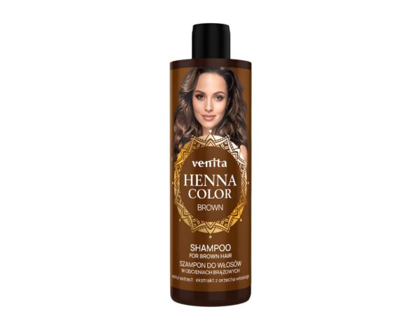 Henna Color Shampoo Brown für braunes Haar 300 ml