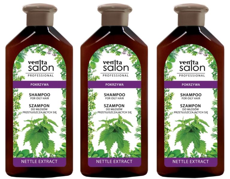 Shampoo Brennnessel Kräuter für fettiges Haar 3 x 500 ml