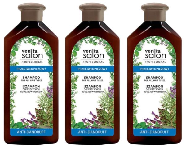 Shampoo Anti-Schuppen Venita Salon 3 x 500 ml