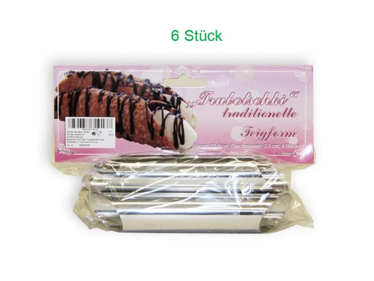 Backform Set offen Cannoli Form Schillerlocken Backröhrchen 10 St.