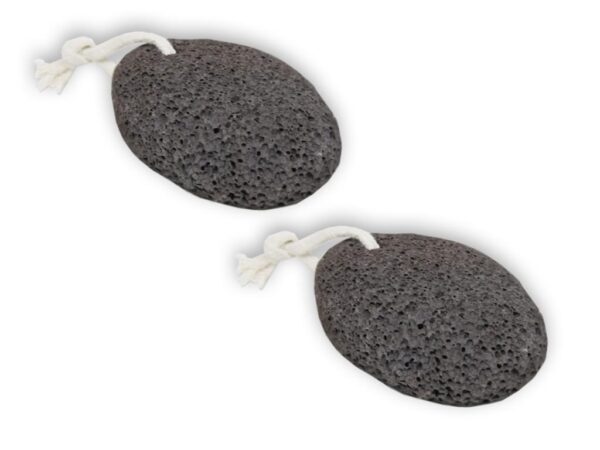 Bimsstein Natur Pemsa Pediküre Hornhaut Entfernung Vulkanlava 2 St. ca. 9x6x3 cm