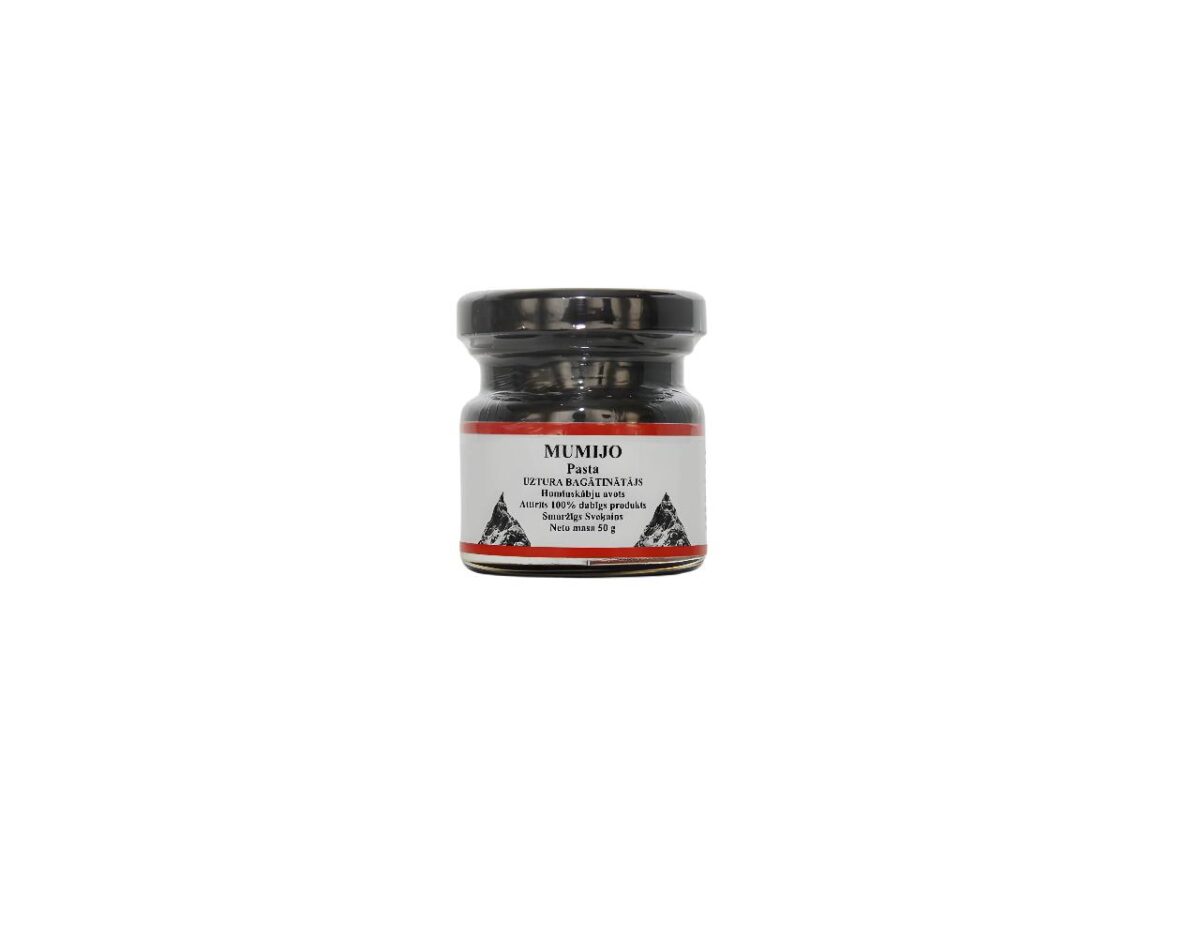 Mumijo Shilajit Harz Kirgistan Bergbalsam gereinigt Huminsäuren 50 g