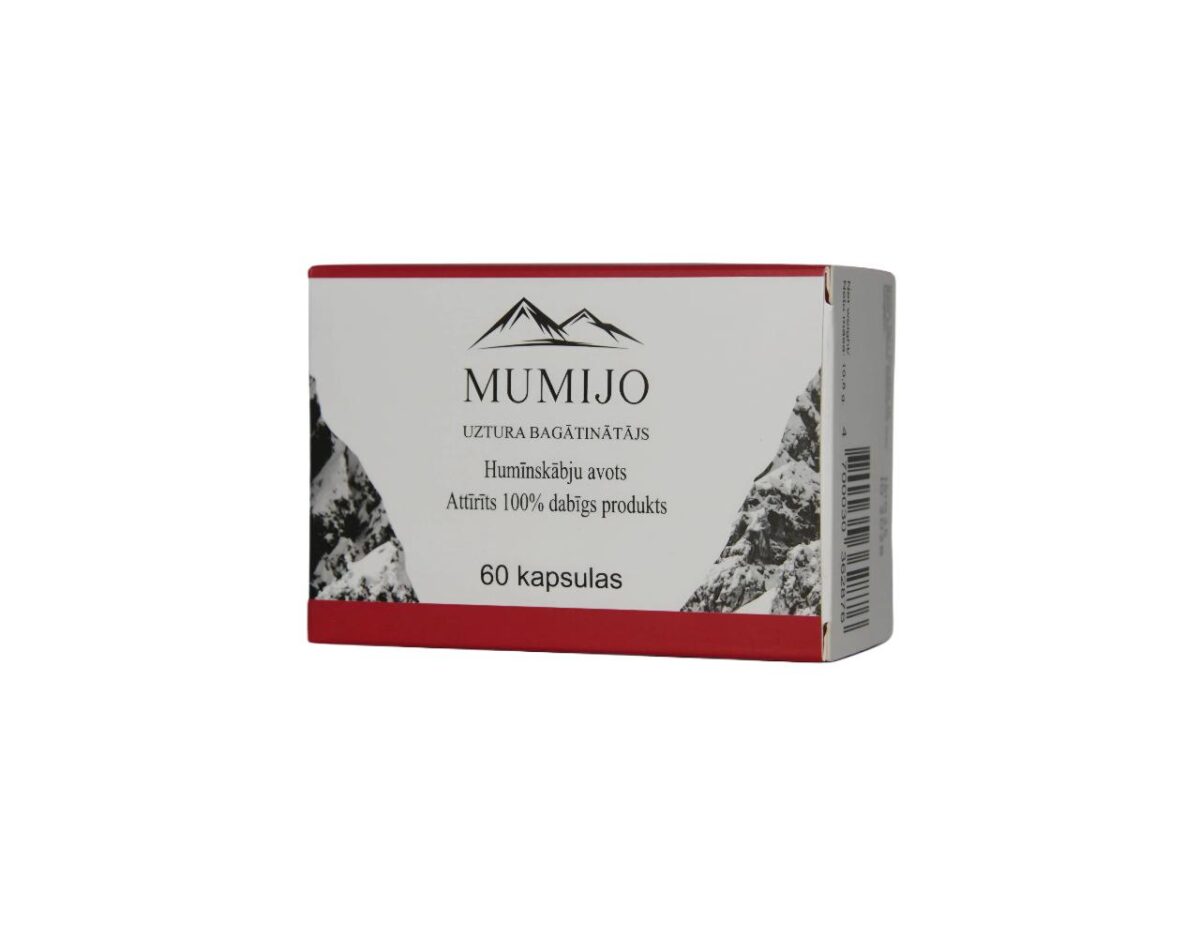 Mumijo Shilajit Kirgistan Fulvinsäure Huminsäure 60 Kapseln