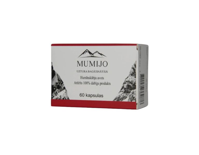 Mumijo Shilajit Kirgistan Fulvinsäure Huminsäure 60 Kapseln